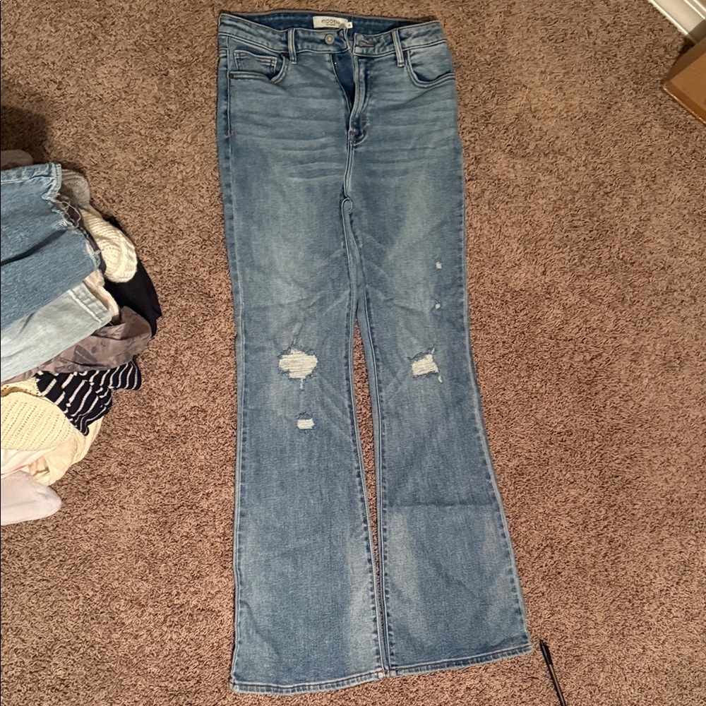 Light Blue Flare Jeans